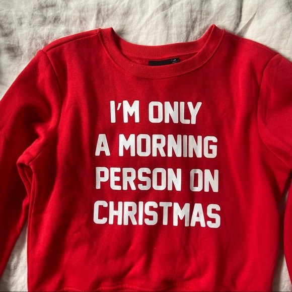 Graphic Crew Neck Hoodie - Picture 2 of 2